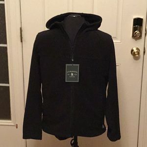 G.H Bass & Co fleece full zip hoodie jacket NWT